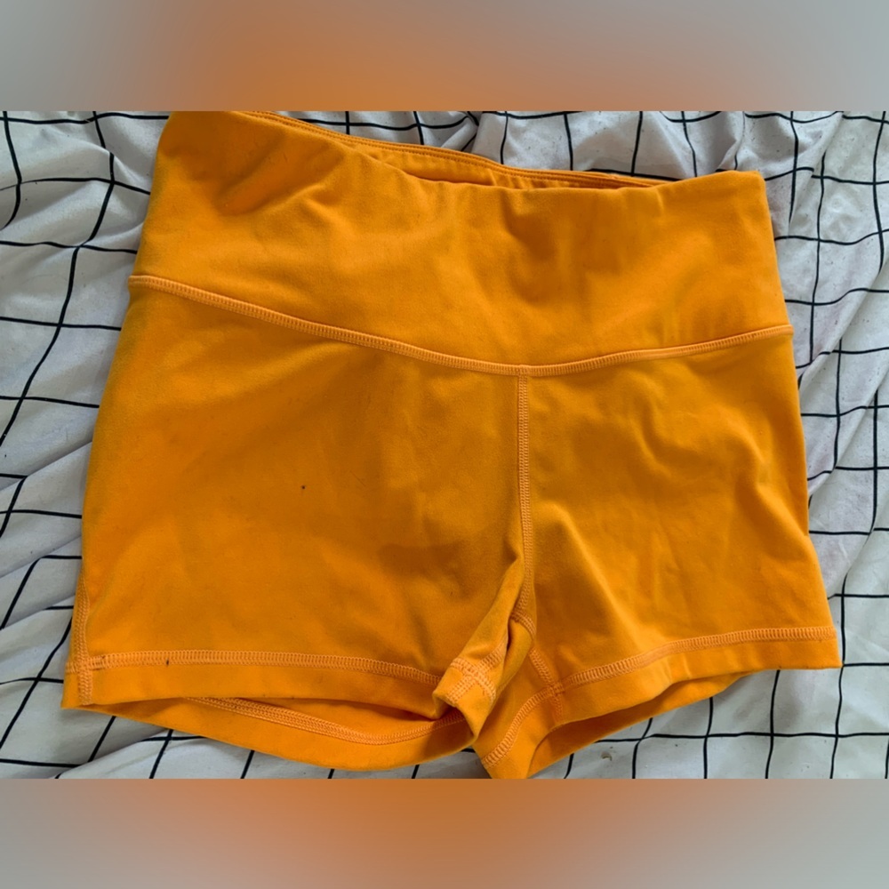 Athletic Works Activewear Tank Top and Shorts Set in Orange, Size Women’s Medium